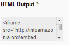 HTML output